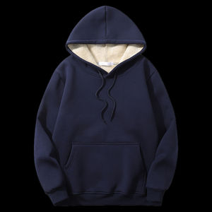 Sweat à capuche d'hiver pour femmes entièrement personnalisable Anti-rides et Anti-boulochage Logo avant Badges décoré col à capuche - Product Image 3