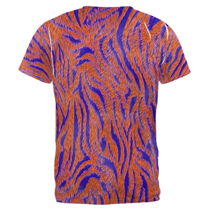 เสื้อยืดสำหรับผู้ชายไซส์พิเศษพิมพ์ลายพิมพ์ซับลิเมชันเต็มตัวผ้านุ่มใส่สบายน้ำหนักเบา - Product Image 4