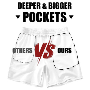 Pantalones cortos cómodos de verano para hombre, tela de longitud personalizable y logotipo, proveedor mayorista - Product Image 5