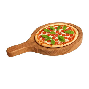 Sản Phẩm Độc Đáo Cái Nhìn Hấp Dẫn Đồng Bằng Bánh Pizza Platter Phục Vụ Khay Cho Đồ Ăn Nhẹ Cà Phê Sử Dụng Mục Đích Khay Tự Nhiên Hoàn Thành Bánh Pizza Deco - Product Image 3