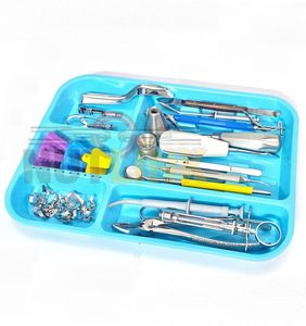 Bandeja dental de plástico autoclavable, tipo mono, para instrumentos, con soporte manual para instrumentos separados, con orificios perforados, Clase I CE - Product Image 3