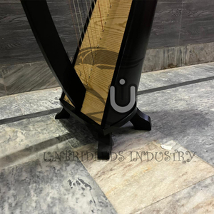 Soporte para Arpa de Palancas de 38 Cuerdas, Color Negro, Madera de Haya de Primera Calidad, Duradero, Fabricado por Unbridleds Industry - Product Image 6