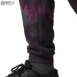 Ensemble mode décontractée Survêtement délavé à l'acide évasé pour hommes Vente en gros Ensemble de jogging deux pièces Survêtement de luxe teinté teint pour hommes - Product Image 3