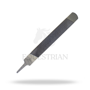 Râpe à bords arrondis de 14 pouces, outil de maréchal-ferrant, soin des sabots de cheval, utilisation professionnelle pour le taillage - Product Image 1