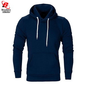 Pull à capuche en coton léger de haute qualité pour hommes Logo personnalisé solide surdimensionné vêtements décontractés d'hiver col à capuche personnalisable - Product Image 6