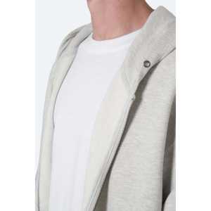 Sweat à Capuche Basique à Fermeture Éclair-Gris - Product Image 6