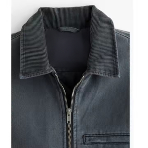 Latest Design Fashion Trend Winter Men's High Quality <b>Jacket</b> Zip up Workwear Cotton <b>Canvas</b> <b>Jacket</b> Men Safety <b>Jacket</b> - Product Image 5