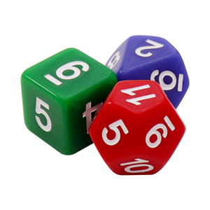 ชุดลูกเต๋าหลายด้านมี20ด้านหลากสีไม่โ<span class=keywords><strong>ป</strong></span>ร่งใสสำหรับ DND RPG และเกมโต๊ะอื่นๆที่ทำจากพลาสติก - Product Image 3