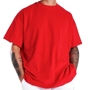 T-shirt à col rond pour hommes, vêtement de rue, Design Unique, OEM Offre Spéciale coton, de meilleure qualité, épaules tombantes, surdimensionné, 100% - Product Image 1