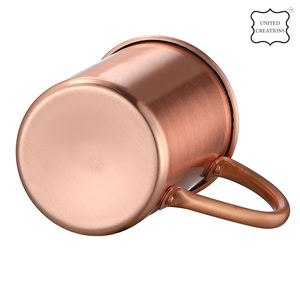 Plain Copper Mug High Quality Copper <b>Cup</b> Moscow Mule Beer <b>Cup</b> With Handle High quality Copper Mug - Product Image 3