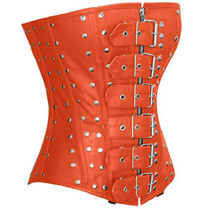 Lady Shiny Gold <b>Silver</b> Corset Bustiers <b>Women</b> PU Leather Crown Girdle Slimming Waist Low Cut Corset <b>Tops</b> with OEM Service - Product Image 2