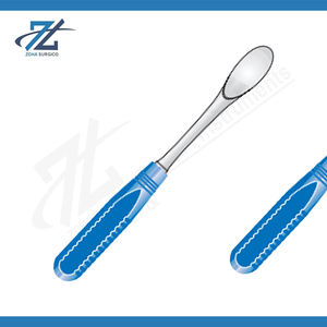Lève-femelle pour luxation fémorale, 285 mm, cuillère élévatrice 25 mm, manuel, acier inoxydable, poignée en acétal bleu Suregrip, fabriqué au Pakistan - Product Image 2
