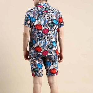 Ensemble de shorts et de t-shirts d'entraînement d'été pour hommes, ensemble de shorts de course 2 pièces avec logo personnalisé pour hommes - Product Image 3