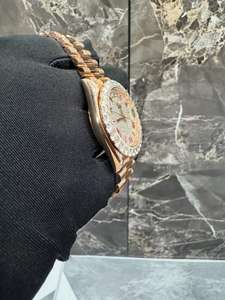 Reloj Mecánico de Cristal Elegante y Deportivo, Unisex, de Acero Inoxidable, Completamente Blanco, con Diamantes Moissanite VVS1, de Alta Calidad, Edición Limitada - Product Image 3