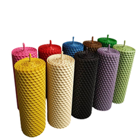 Kit Mayorista Ecológico para Hacer Velas DIY: Láminas de Cera de Abeja en Panal Negro, Variedad de Tamaños para Niños, Bodas, Restaurantes, Navidad