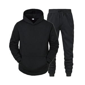 Sweats à capuche en tissu lourd unisexe surdimensionné dernier survêtement personnalisé de haute qualité Essentials Gym Fitness survêtement pour hommes - Product Image 1