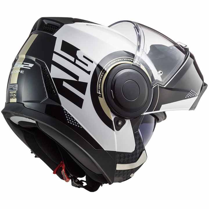 LS2 cannocchiale arco BEYAZ-TITANIUM KASK
