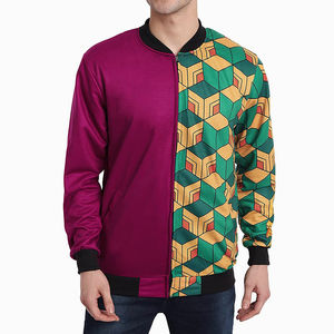 Factory Supply Baseball <b>Silk</b> Satin Jackets for Men Custom Sublimation High Quality Satin Bomber Jacket for Men - Product Image 1