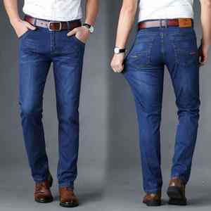 กางเกงผ้าสแปนเด็กซ์/ ผ้าฝ้ายของผู้ชายผ้าสแปนเด็กซ์ผ้าถักพร้อมโลโก้ OEM ย้อมสี - Product Image 3