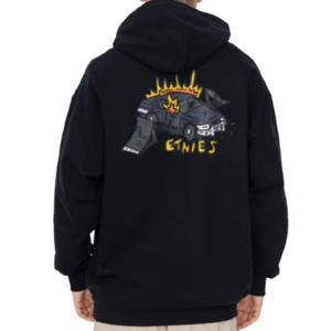 เสื้อฮู้ดผู้ชายผ้าฝ้ายพิมพ์ลายโลโก้แบบเรียบง่าย - Product Image 1