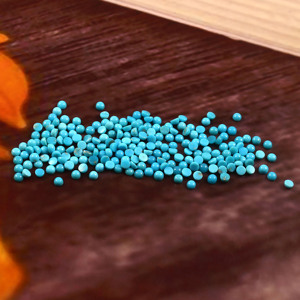 Turquesa Natural Sleeping Beauty de Arizona de 8 mm, AAA, Redonda, Parte Posterior Plana, Cabujón Calibrado, Gema Suelta para Joyería - Product Image 3