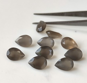 Precio al por mayor Piedra lunar de melocotón natural Pera suelta 4x6mm-7x10mm Piedra preciosa de corte facetado para la fabricación de joyas - Product Image 2