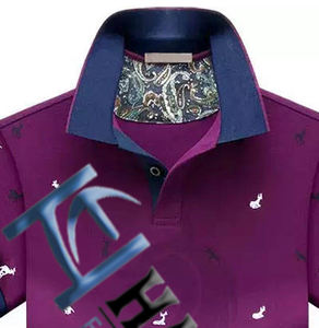 Camiseta de alta calidad para hombre, camisa de tela lisa estampada, diseño de sublimación, logotipo personalizado, informal - Product Image 2