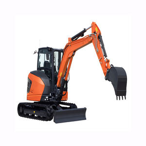 Mini excavatrice à vendre avec chenilles en caoutchouc, offrant une stabilité et minimisant les dommages au sol - Product Image 1