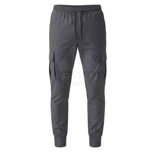 Men Straight Cargo Track Pants Lightweight Eco-Friendly Quick Dry Drawstring Waist Casual Athletic Jogger Factory Direct - Product Image 4