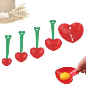 Nouvelle cuillère à café <span class=keywords><strong>en</strong></span> forme de coeur propre Logo personnaliser 2.5ml café tasse <span class=keywords><strong>en</strong></span> plastique ensemble cuillère à mesurer - Product Image 2