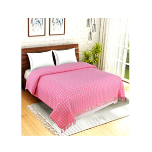 Nouvel arrivage de draps de lit de luxe 100% coton couette solide King Size avec taies d'oreiller style tissé moderne pour la vente en gros - Product Image 1