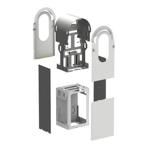 Kit EVA1RFKS2 per Schneider Electric, Contenitore Elettronico in Metallo EVlink Pro AC per 2 Stazioni di Ricarica a Pavimento - Product Image 1