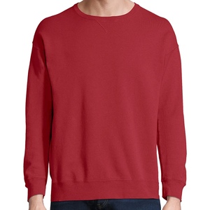 Alta calidad hombres 100% algodón sudadera logotipo personalizado cuello redondo estampado liso teñido invierno venta al por mayor Unisex 2025 - Product Image 1