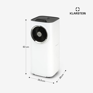 เครื่องปรับอากาศแบบพกพา 12000 BTU ควบคุมผ่านแอพ WiFi 3 in 1 ระบบทำความเย็น ลดความชื้น พัดลม R290 ปริมาณลม 410 ลบ.ม./ชม. ตั้งเวลาทำงาน 24 ชม. สำหรับพื้นที่ 35 ตร.ม. - Product Image 6