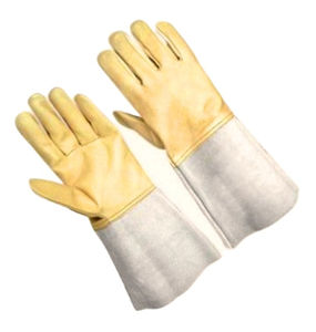 Gants OEM en cuir nitrile de haute qualité pour le soudage Tig Gants de sécurité compatibles avec les écrans tactiles pour travaux industriels - Product Image 1