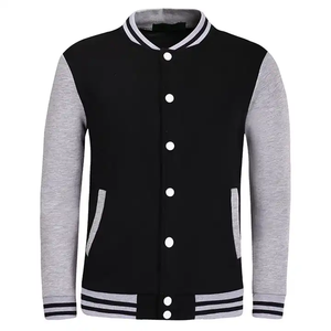 Custom Logo Printing Baseball <b>Jacket</b> Men Streetwear Sports Casual <b>Plain</b> Blank College <b>Varsity</b> <b>Jacket</b> Good Quality - Product Image 3