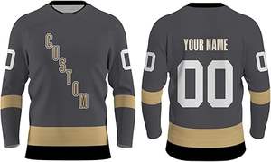 Vente en gros d'uniforme de hockey sur glace unisexe sur mesure uniforme de hockey sur glace respirant à séchage rapide à vendre - Product Image 4