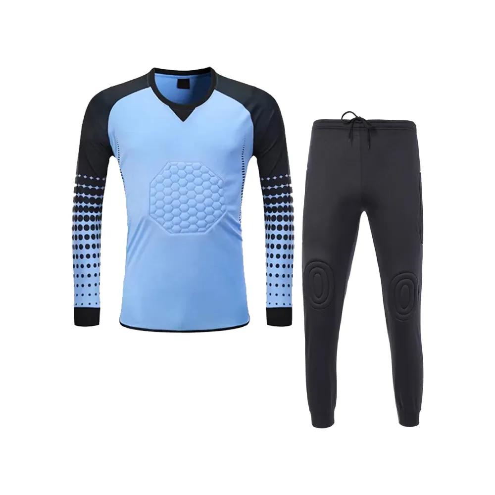 Fabrik benutzer definierte Herren Sport bekleidung Trikot schnell trocknen Fußball uniform Fußball bekleidung für Sport Langarm Torwart Uniform