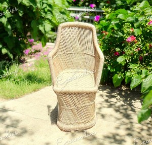 Vente chaude Indien Canne Ottoman Tabouret Sarkanda Bambou Cane Chaise Meubles Jardin Bambou Chaise Élégante - Product Image 6