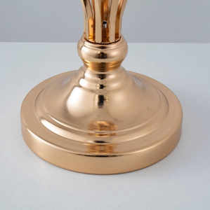 Jarrón de <span class=keywords><strong>Mesa</strong></span> de Hierro, Centro de <span class=keywords><strong>Mesa</strong></span> de Metal Electrochapado <span class=keywords><strong>para</strong></span> Recepción de Bodas, Decoración de Pasillo <span class=keywords><strong>para</strong></span> Despedida de Soltera, Soporte <span class=keywords><strong>para</strong></span> Flores <span class=keywords><strong>para</strong></span> Fiestas - Product Image 4