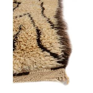 Alfombra de Lana Anudada a Mano Zuri Ivory, Diseño Abstracto para Sala de Estar, Entrada, Pasillo, Rectangular, Tipo Rompecabezas, para Adolescentes - Product Image 4