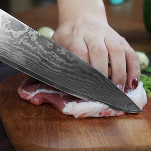 มีดเชฟเหล็กมีขอบคมสำหรับเชฟเหล็กดามัสกัสแบบญี่ปุ่นบริการ OEM คุณภาพสูงงานตามสั่ง - Product Image 3