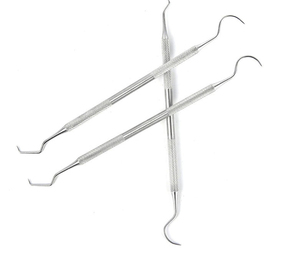 Sondes Dentaires Explorateur Dentaire Curette Dentaire Explorateur Endo Explorateur Double Extrémité Instruments Parodontaux Manuel en Acier Inoxydable Lumière - Product Image 3