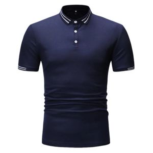 Polo pour homme en coton de haute qualité sur mesure Votre propre conception Polo à manches courtes pour homme T-shirt décontracté respirant d'été pour homme Polo - Product Image 6