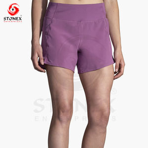 Pantalones cortos de Yoga de entrenamiento de cintura alta personalizados al por mayor para mujeres pantalones cortos casuales para correr para mujeres - Product Image 2
