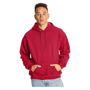 Sweat à capuche d'hiver personnalisé pour homme, en molleton de coton épais avec broderie et impression en relief - Product Image 5