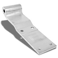 Charnière de porte de conteneur de camion et remorque en acier inoxydable robuste, modèle personnalisé, résistante à la corrosion, fabrication industrielle