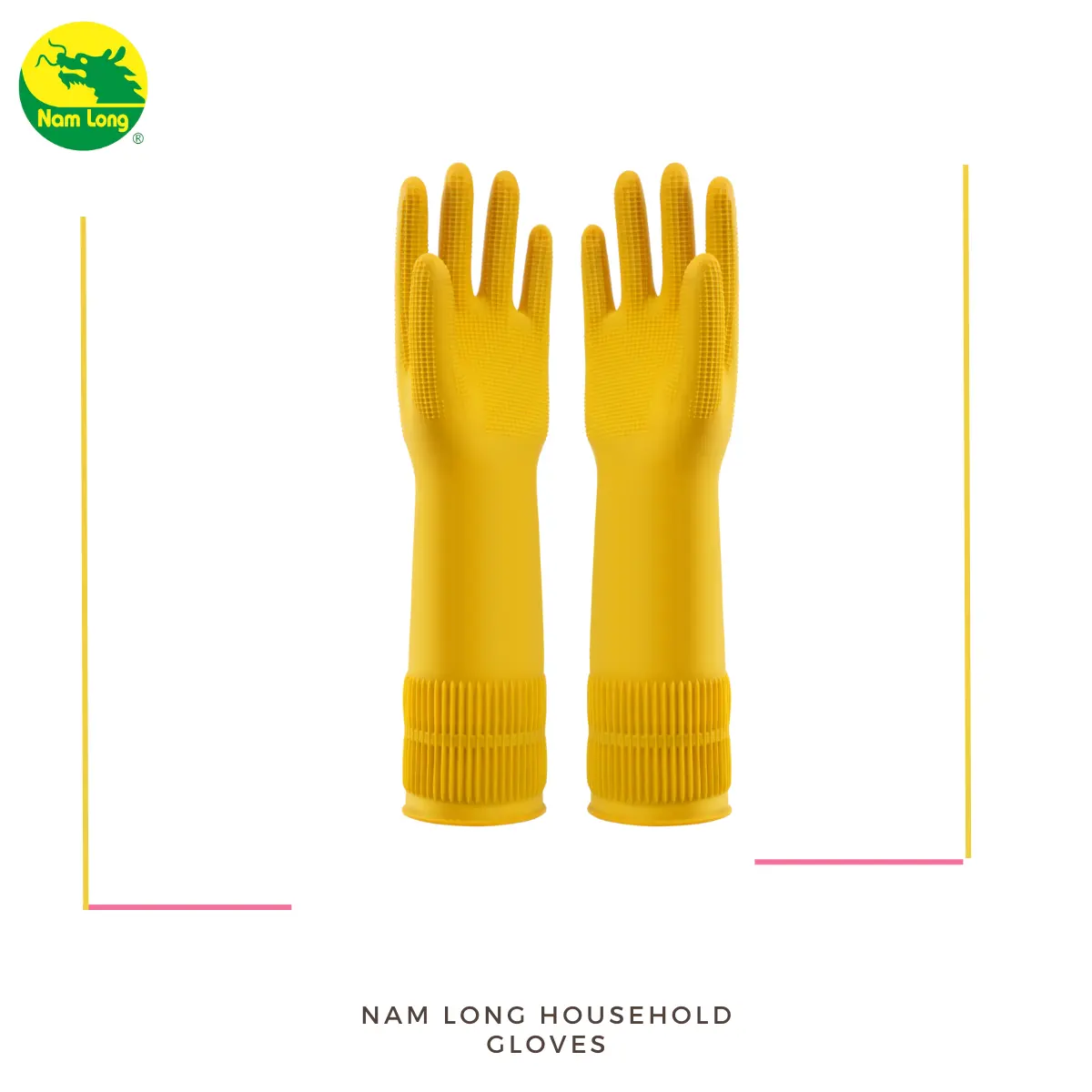 Handschuhe Hausarbeit Nam Long, Handwerkzeuge Produkt aus Vietnam, moderne Produktionslinien, für Reinigung Küche, Gartenarbeit