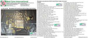 Ensemble d'instruments chirurgicaux pour plastie nasale Best Care International - Product Image 4