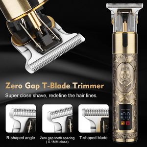 Recortadora de Barba Inalámbrica Profesional para Hombre, Afeitadora Eléctrica, Cuchilla en T, Kit de Cuidado del Cabello, Batería, Afeitadoras Eléctricas para Hombre - Product Image 6